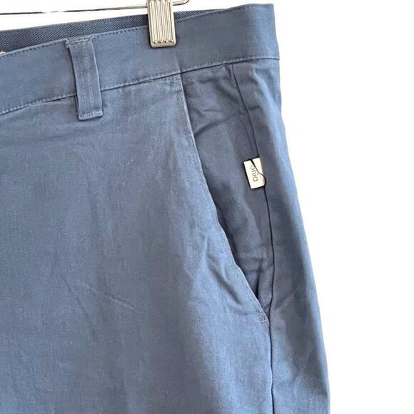 Men's Onia Cotton-blend Twill Chino Shorts in Slate Blue Size 34 - Picture 2 of 6